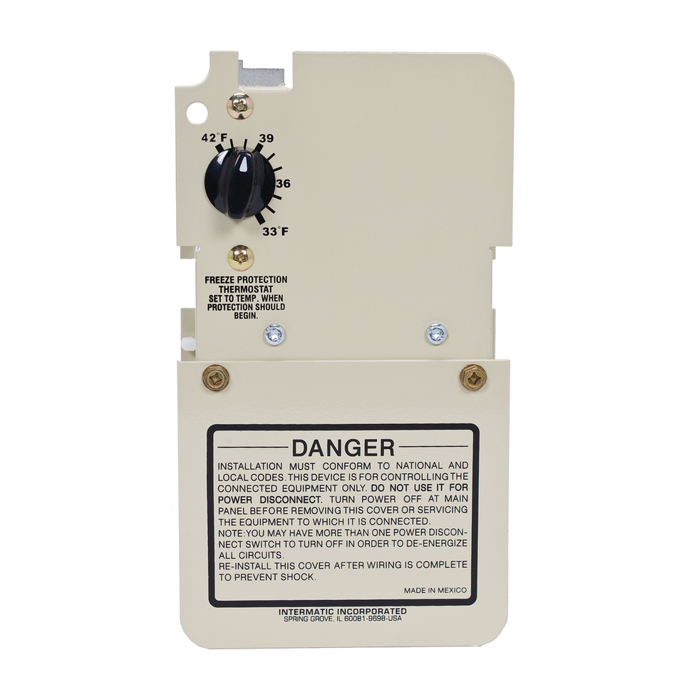 Intermatic PF1102M, Freeze Protection Thermostat only for 240V Applications, Mechanism