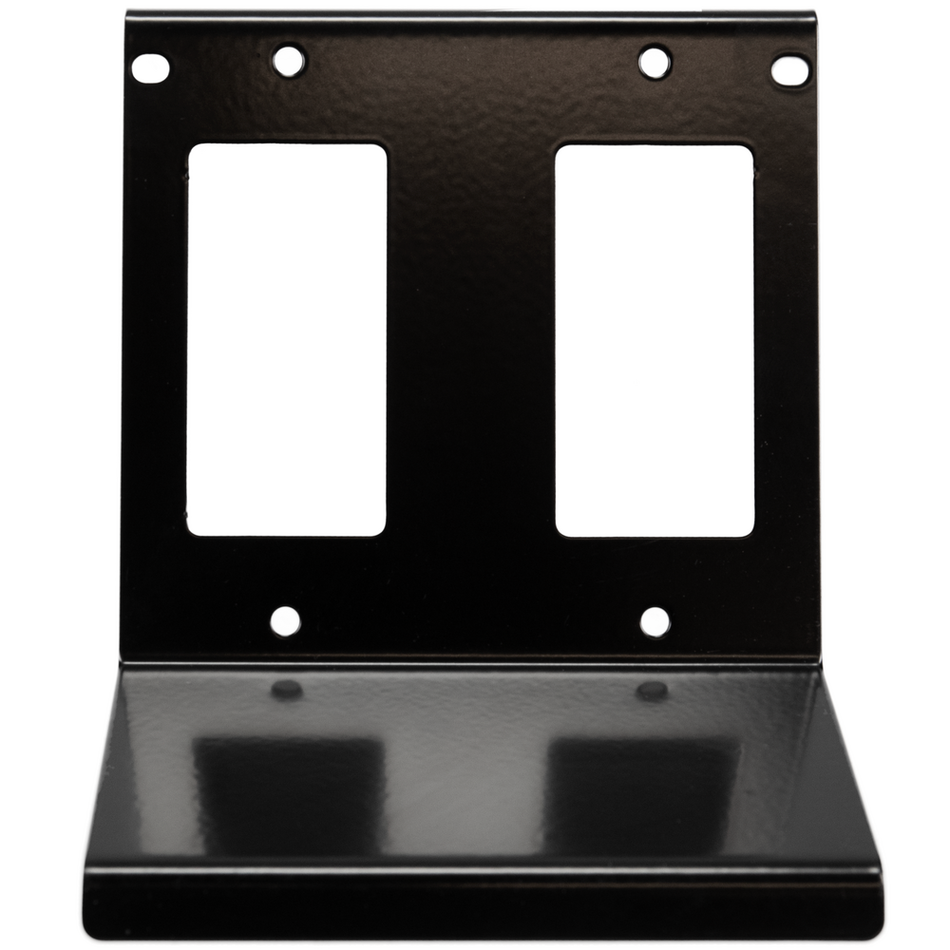 Intermatic MP5BKD, 20A, Double-Gang Mounting Plate, Black