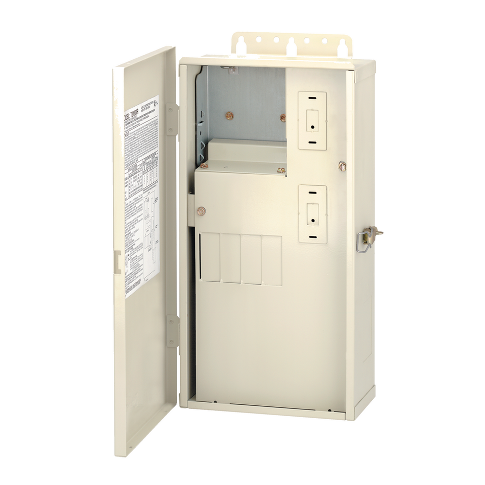 Intermatic T21000R, 60 A load center with 4 breaker spaces
