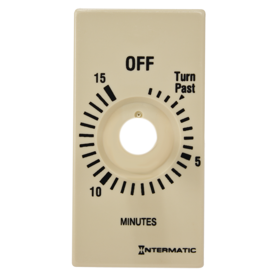 Intermatic FD15MP, Plate for 15-Min without HOLD, Ivory (FD15MC, FD415M)