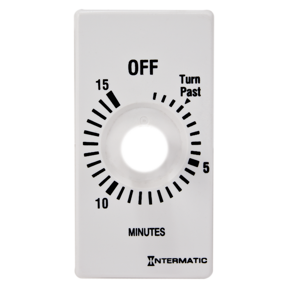 Intermatic FD15MPW, Plate for 15-Min without HOLD, White (FD15MWC)