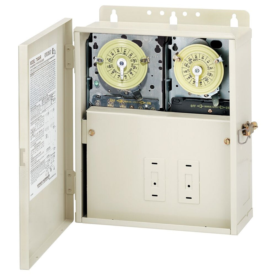 Intermatic T10604R, Control Panel with T106M & T104M Mechanisms