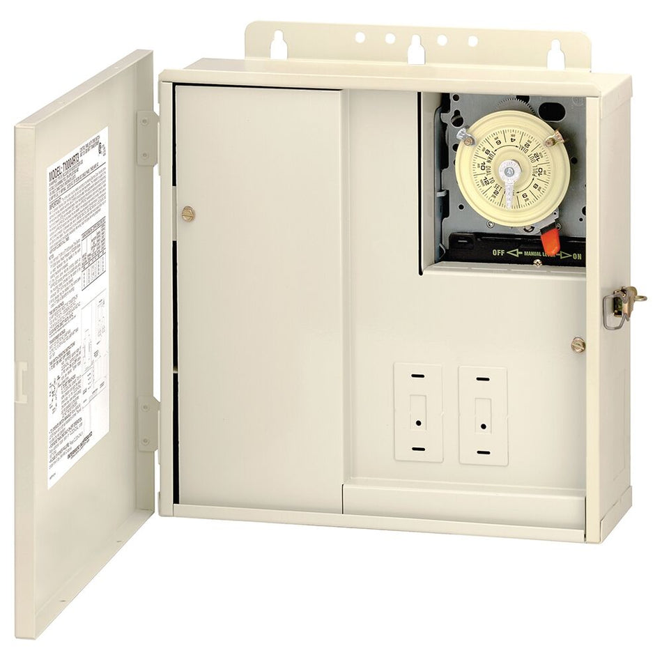 Intermatic T10004RT1, Control Panel with 100 W Transformer and T104M Mechanism
