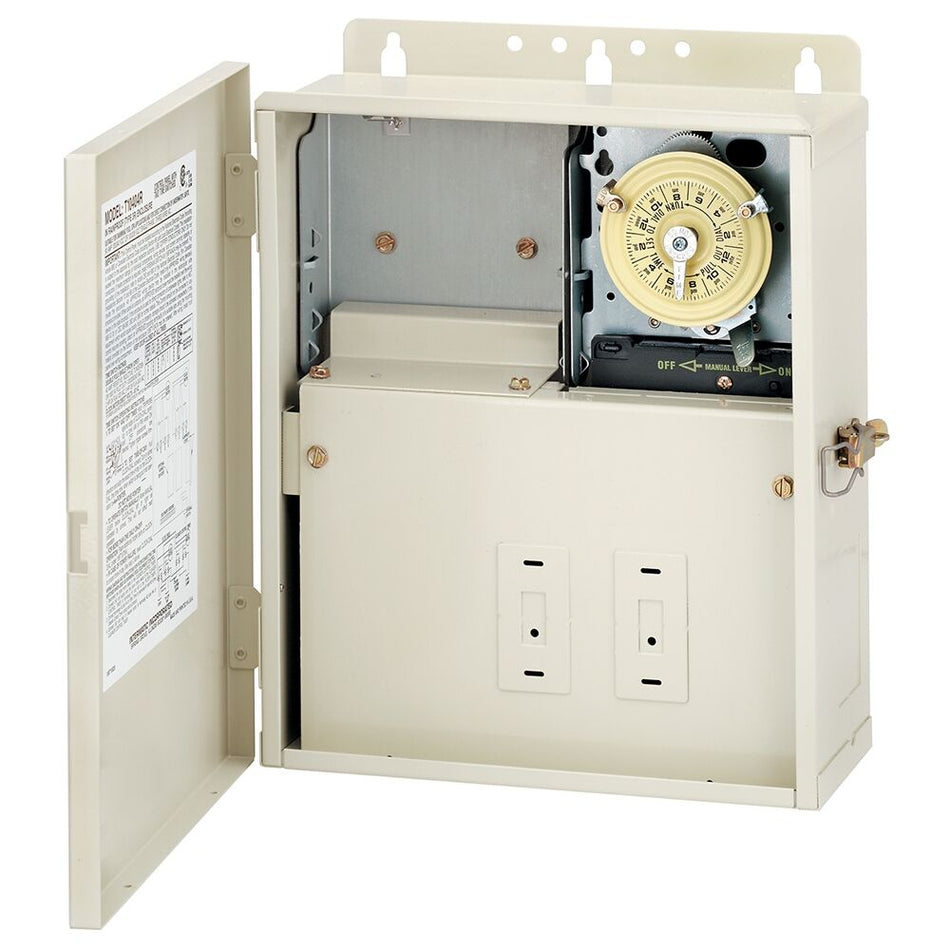 Intermatic T10004R, Control Panel with T104M Mechanism
