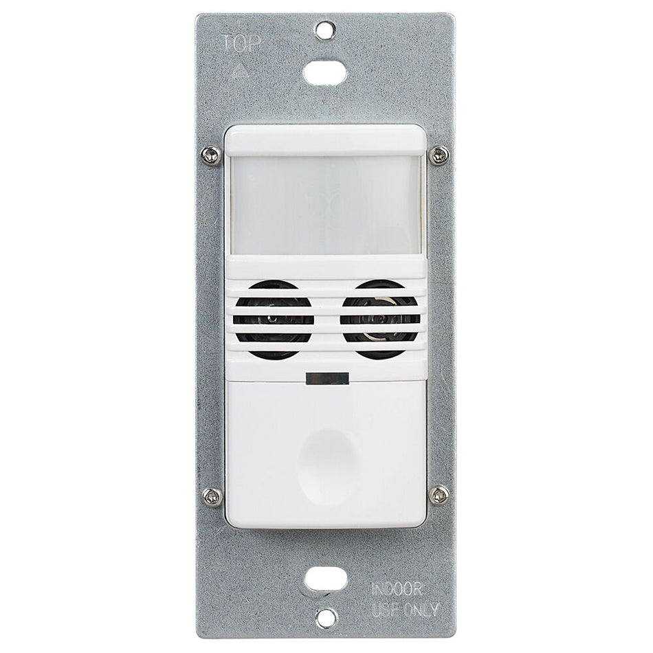 Intermatic IOS-DOV-DT-WH, Commercial Grade In-Wall Dual Tech Occupancy/Vacancy Sensor, White
