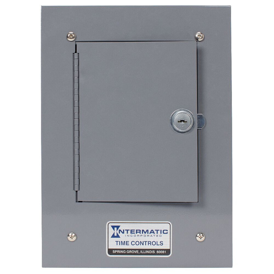 Intermatic 2T2365GA, Steel Flushmount Enclosure with Lock, NEMA 1 Rated, Gray Finish