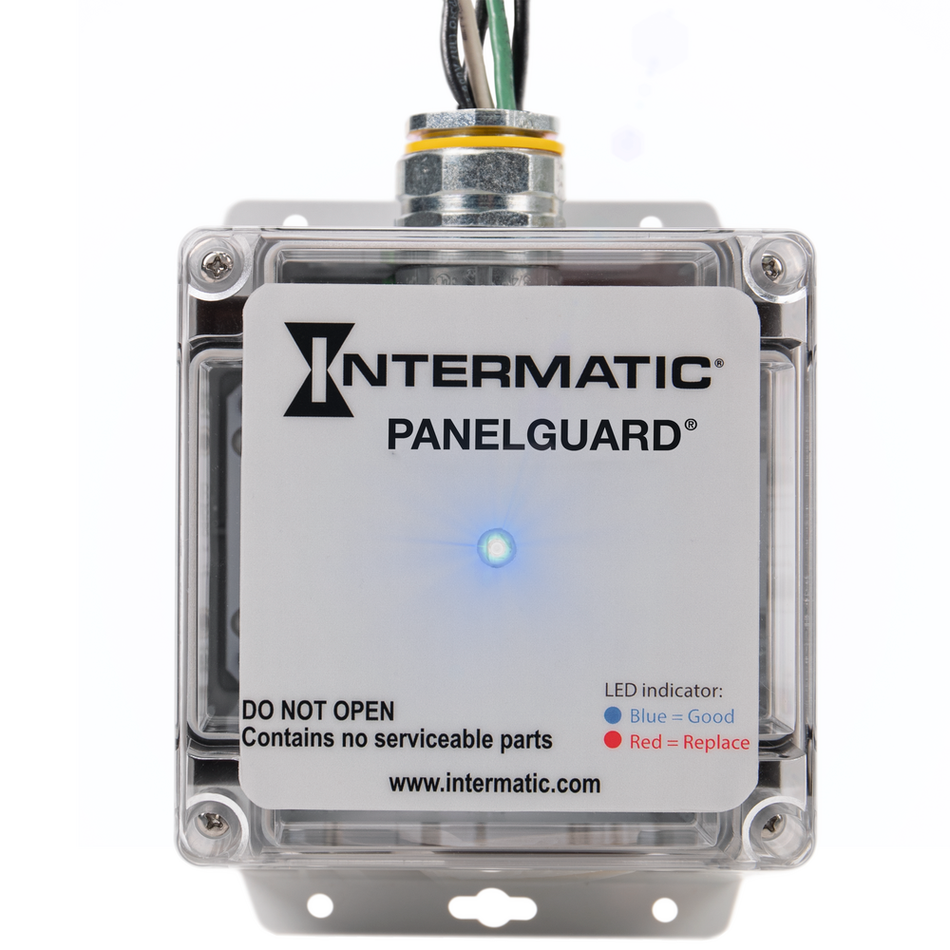 Intermatic L5F23Y2DG2, Surge Protective Device, 4-Mode, 277/480 VAC 3Ph Y, Type 2, EMI/RFI Filter, Audible Alarm, Form C Contact, Surge Current Rating 50kA