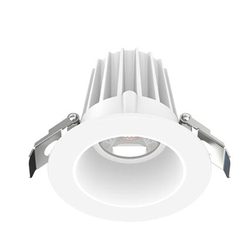 Lotus JXL-COB02-R08W-CCT-WH-2RR-SM-WH, 2" Round White Recessed Economy LED, 120VAC, 8W, 3CCT, 620/670/650 Lumens, Smooth White Reflector, 36° Beam Angle