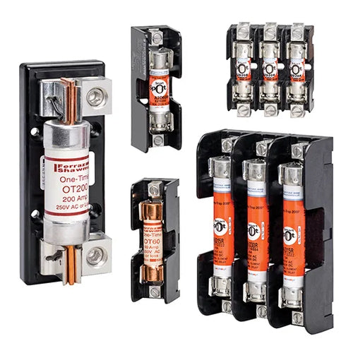 Mersen 60355R, Class R Fuse Block, Adder Poles, 600VAC/DC, 30A, Copper Box Connector