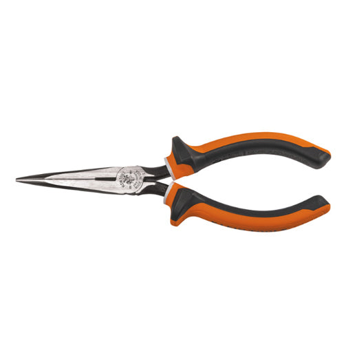 Klein Tools 2037EINS, Long Nose Side Cut Pliers, 7-Inch Slim Insulated