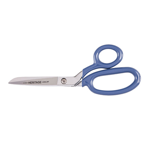 Klein Tools 206LR-P, Bent Trimmer w/Large Bottom Ring, Coating, 7-Inch