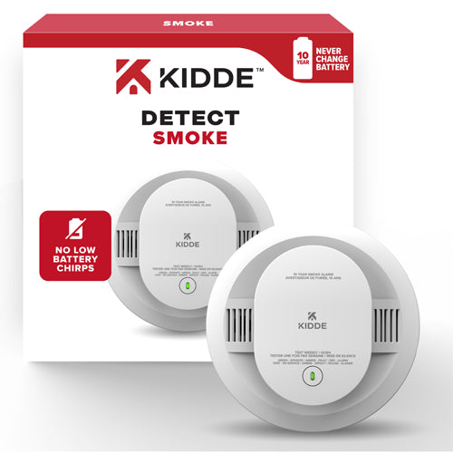 Kidde 20SD10-CA, DETECT Series Smoke Alarm, 10-Year Battery Powered, Ordering P/N #: 21031471