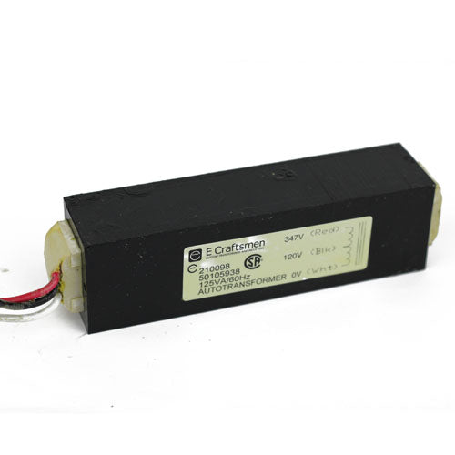 E Craftsmen 210098, Slim-Line 347V Down to 120V 125VA LED Lighting Step-Down Autotransformer