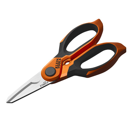 Klein Tools 2100CS, Long Reach Cable Stripping Electrician Scissors, 7-Inch