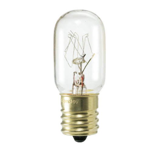 Philips Lighting 217190, BC-15T7N 120V, T7 Incandescent, E17 Base, 15W, 120V, Clear, 100 Lumens, 12 Packs