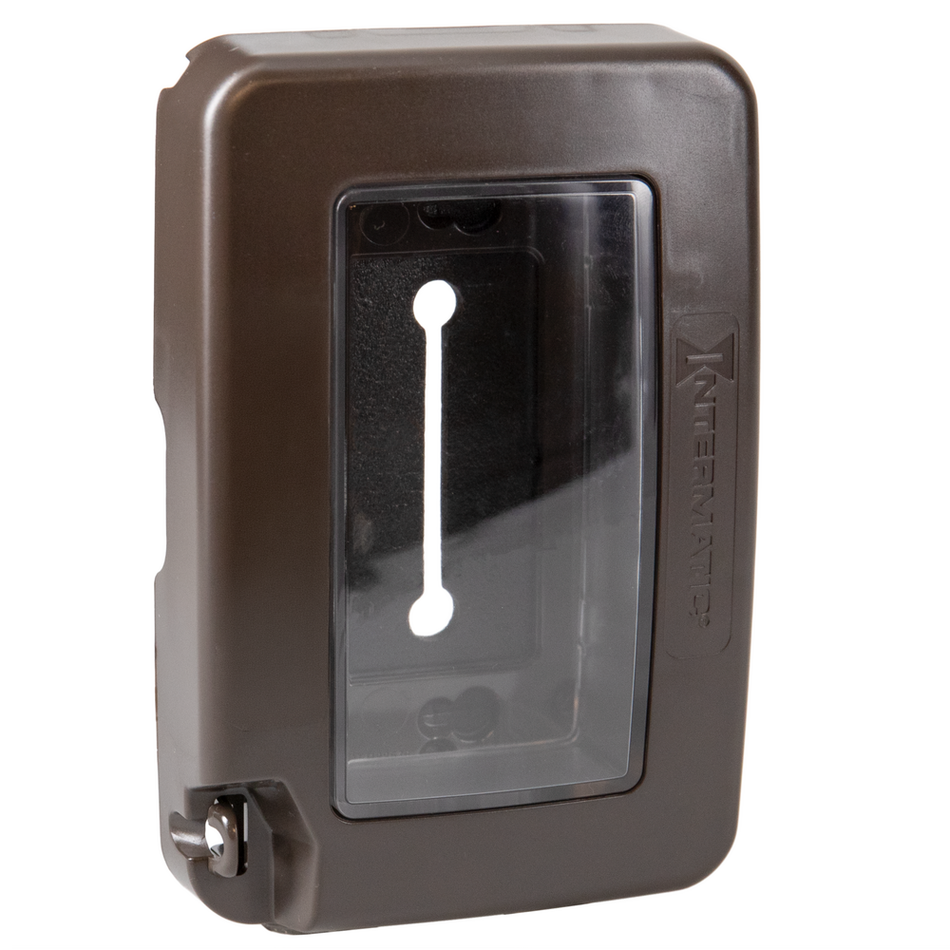 Intermatic WP6000BR, Low-Profile Plastic In-Use Weatherproof Cover, Single-Gang, Vrt/Hrz, Bronze