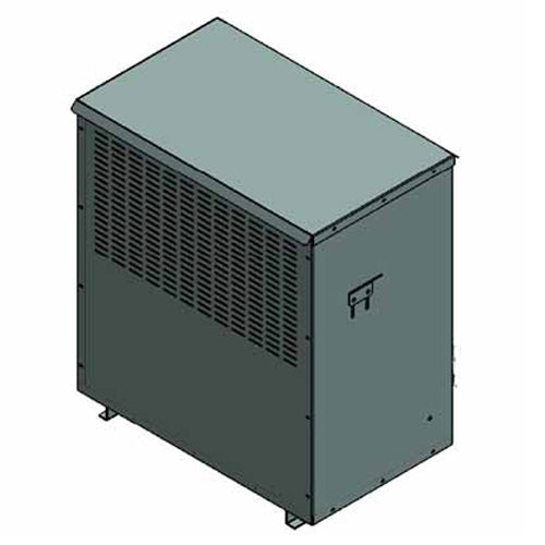 Electric Power 225K2S3C7, 225KVA, General Purpose Isolation Type, 3 Phase, Primary 480D,  Secondary 380Y/220, Copper