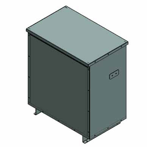Electric Power 250K5SC7N1T2, 250KVA, General Purpose Isolation Transformer, 3 Phase, Primary 600V Delta, Secondary 600/347V Wye, Copper
