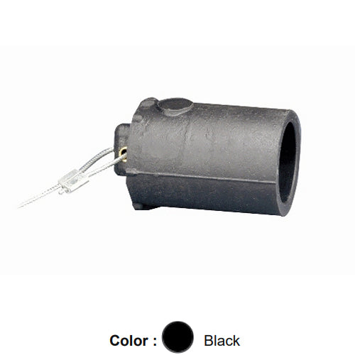 Leviton 22P21-E, Female Cap, For Use With All 22 Series Panel Mount Receptacles, Black