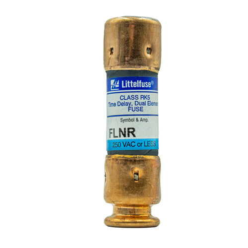 Littelfuse FLNR 0.1A Class RK5 Fuse, Dual Element, Time Delay, 250Vac/125Vdc, FLNR.100