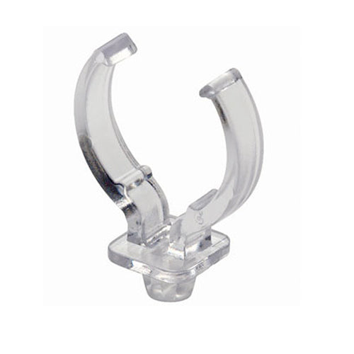 Leviton 23452-V, Snap-In Lamp Support Clip for Vertical Mount 2G11 Base Twin Tube Fluorescent Lampholder, Clear, 4 Packs