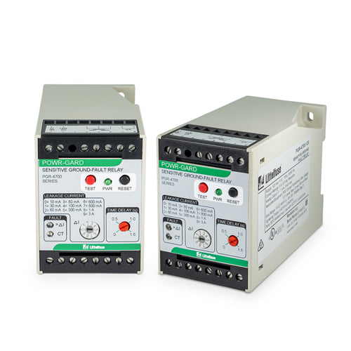 Littelfuse PGR-4700-24, PGR-4700 Series, Sensitive Ground-Fault Relay, 24VDC