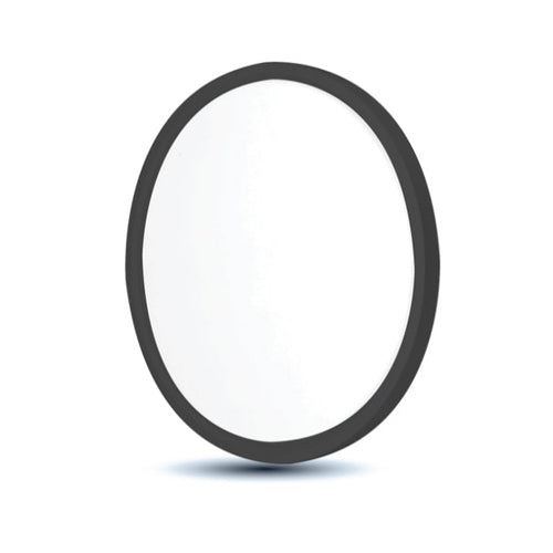ORTECH 2400-3CCT-BK, 16" Round LED Flush Mount, 30W, 2700LM, 3CCT Selectable, 80CRI, Dimmable, Black Trim