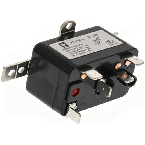 Alltemp 25-90293, 2-Pole HVAC Standard Duty Relay, SPDT, 24V Coil, 50/60 Hz, 146mA Nominal Current, 3.5VA Nominal Sealed, 16A Resistive