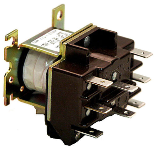 Alltemp 25-90342, 2 Pole HVAC Switching Relay, Totally Enclosed, Heavy Duty, DPDT, 240V Coil, 50/60 Hz, 38mA Nominal Current