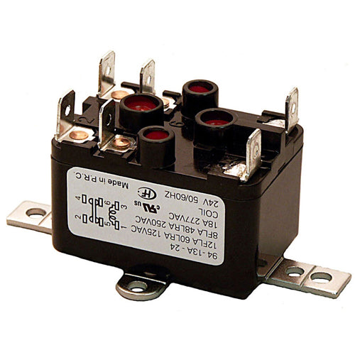 Alltemp 25-90384, Totally Enclosed Fan Relay, Heavy Duty, SPN0-SPNC, 240V Coil, 50/60 Hz, 17mA Nominal Current, Isolated Contact