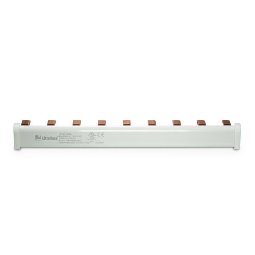 Littelfuse POWR Busbar 80A Power Distribution System, 600Vac/1000Vdc, 1 Phase, 9 Pole, 18mm² Cross Section, 1PH9P18MM