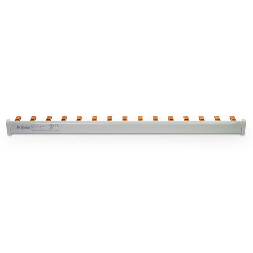 Littelfuse POWR Busbar 80A Power Distribution System, 600Vac/1000Vdc, 1 Phase, 15 Pole, 18mm² Cross Section, 1PH15P18MM