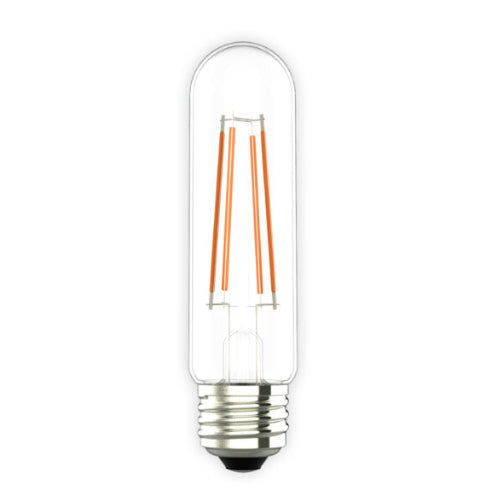 Votatec VO-FT10W5-26-40-D, LED T10 Filament, 120V, 5W, 500 Lumens, 4000K Cool White E26 Base, Dimmable