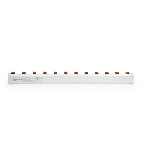 Littelfuse POWR Busbar 100A Power Distribution System, 600Vac/1000Vdc, 1 Phase, 12 Pole, 25mm² Cross Section, 1PH12P25MM