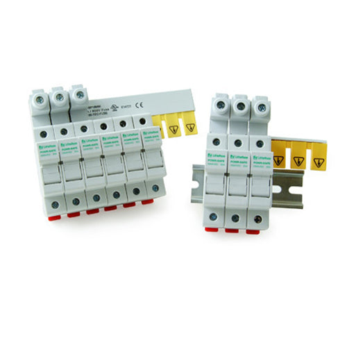 Littelfuse POWR Busbar 80A Power Distribution System, 600Vac/Vdc, 3 Phase, 12 Pole, 18mm² Cross Section, 3PH12P18MM