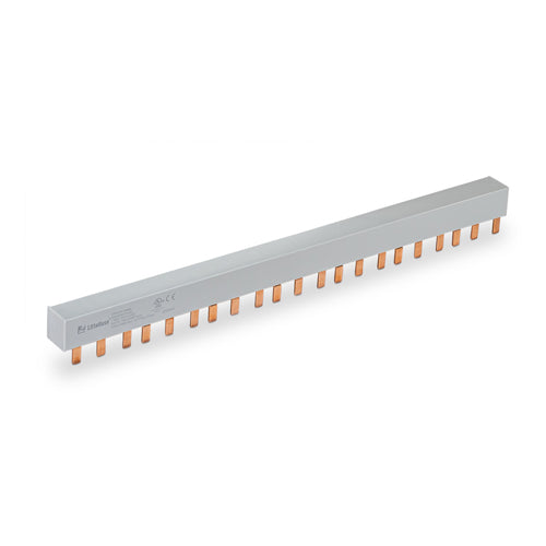 Littelfuse POWR Busbar 80A Power Distribution System, 600Vac/Vdc, 3 Phase, 21 Pole, 18mm² Cross Section, 3PH21P18MM
