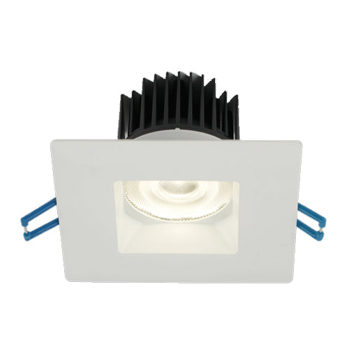 Lotus LD3S-3018K-WH, 3" Square White Regressed LED, 15W, 120VAC, Dim to Warm 3000-1800K, 1300 Lumens, 38° Beam Angle