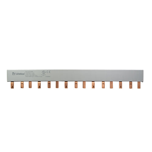 Littelfuse POWR Busbar 100A Power Distribution System, 600Vac/Vdc, 3 Phase, 15 Pole, 25mm² Cross Section, 3PH15P25MM
