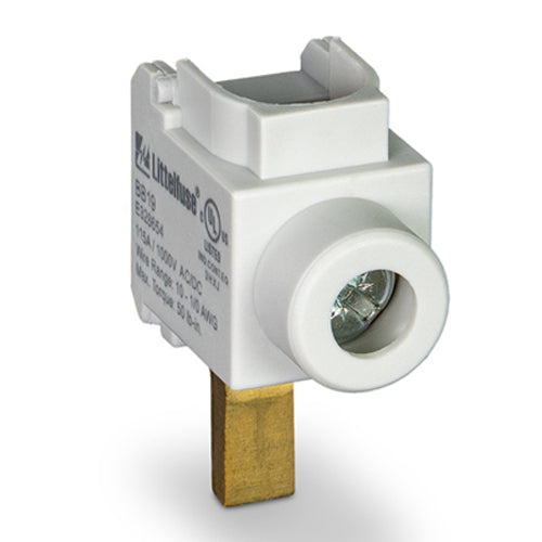 Littelfuse POWR Busbar Series 115A Power Feed Lug, Busbar Terminal, 1 Phase, 1000Vac/Vdc, BB19