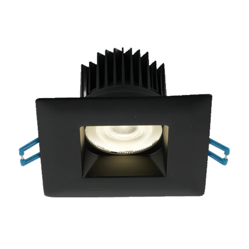 Lotus LD3S-5CCT-BK, 3" Square Black Regressed LED, 15W, 120VAC, 5CCT, 1230-1450 Lumens, 38° Beam Angle