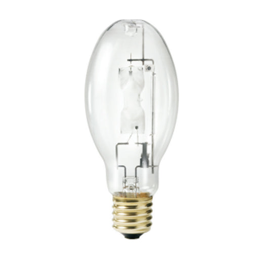 Philips Lighting 287334, MH175/U, Switch Start Metal Halide Lamps, 175W, Mogul Screw (EX39) Base, 14700 Lumens, 4000K Cool White, 65CRI, Clear