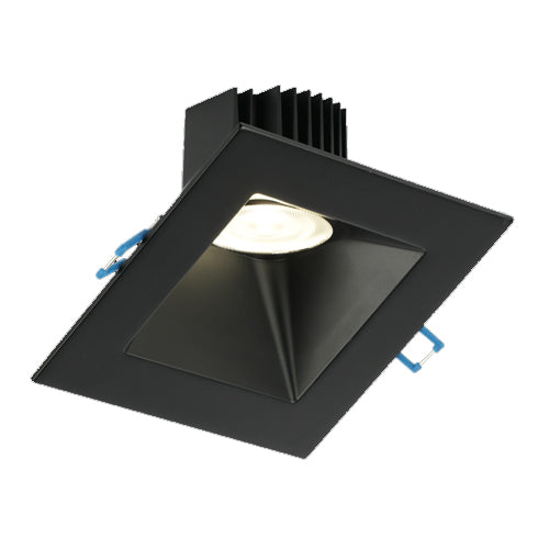 Lotus LD3S-5CCT-5SSL-BK, 5" Square 30° Sloped Black Regressed LED, 15W, 120VAC,  5CCT, 1220-1400 Lumens, 38° Beam Angle