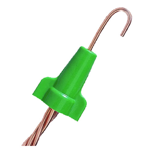 Ideal Industries 30-092, Greenie® Grounding Wire Connector, Model 92® Green, 14-10 AWG, Box of 100