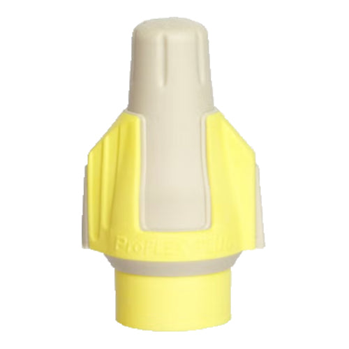 Ideal Industries 30-1345J, Twister® ProFLEX™ Plus Wire Connector, Model 345 Tan/Yellow, Jar of 500
