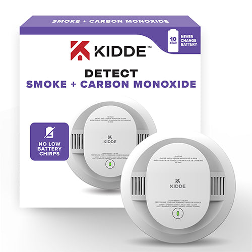 Kidde 30CUD10-CA, DETECT Series Combination Smoke & Carbon Monoxide Alarm, 10-Year Battery Powered, Ordering P/N #: 21031518