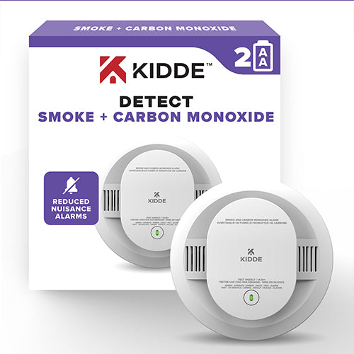 Kidde 30CUDR-CA, DETECT Series Combination Smoke & Carbon Monoxide Alarm, AA Battery Powered, Ordering P/N #: 21031505