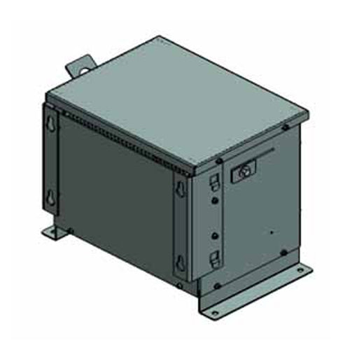 Electric Power 30MS3ACN1T0, 30KVA, General Purpose Auto Type, 3 Phase, Primary 600V Delta, Secondary 380V Wye, Copper