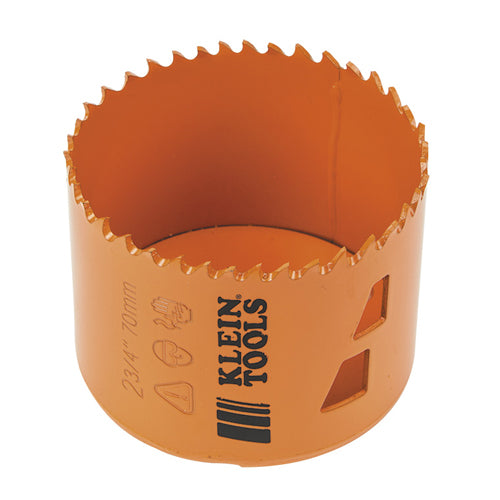 Klein Tools 31944, Bi-Metal Hole Saw, 2-3/4-Inch