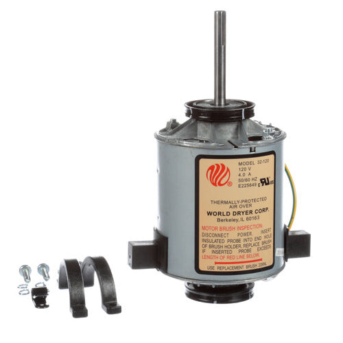 World Dryer 32-120AK, Motor Kit, 120V, 4A, 50/60Hz