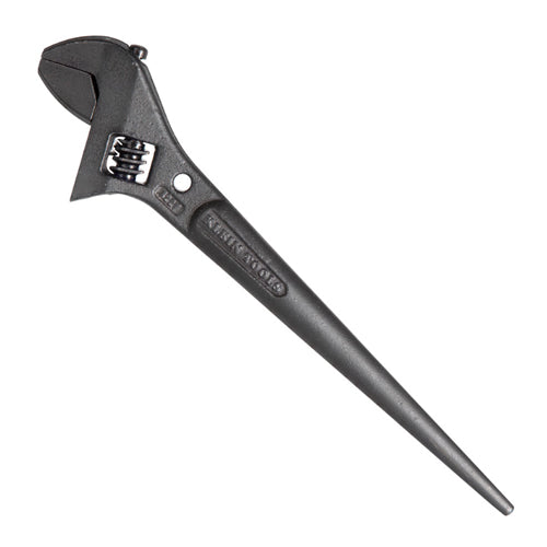 Klein Tools 3227, Adjustable Spud Wrench, 10-Inch, 1-7/16-Inch, Tether Hole